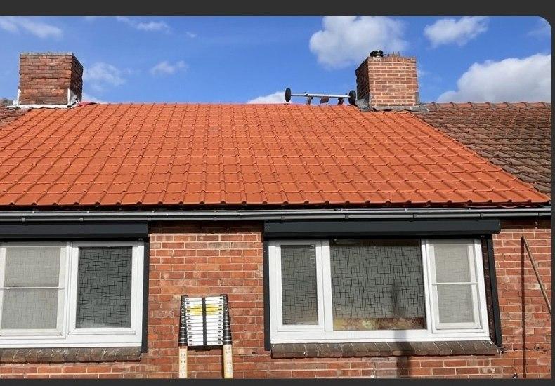 Nieuw pannendak na de renovatie
