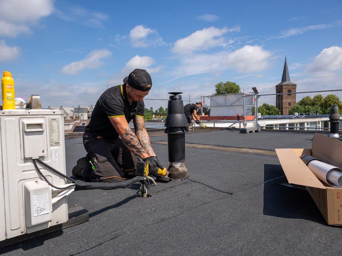 Preventief onderhoud aan een dak